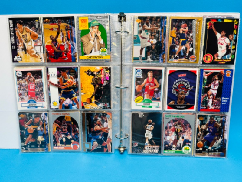 Photo 6 of 151475…final sale no returns no refunds -252 mixed basketball cards in binder-picture of each page