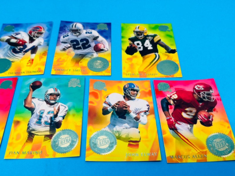 Photo 4 of 151485…Fleer ultra achievement award football card set 1-10 in case