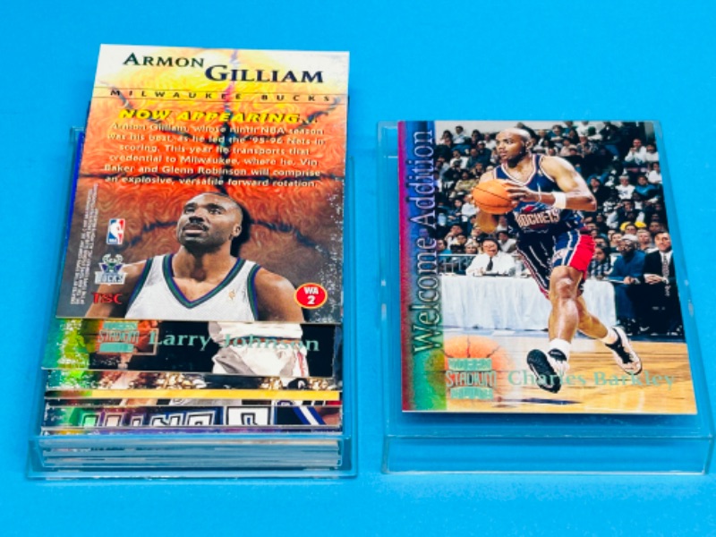 Photo 2 of 151489…topps stadium club welcome addition basketball card set 1-25 in case