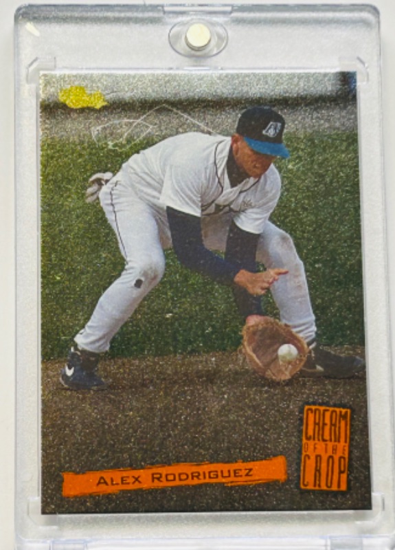 Photo 1 of 151491…Rookie Alex Rodriguez chrome cream of the crop card C11 in hard plastic case 