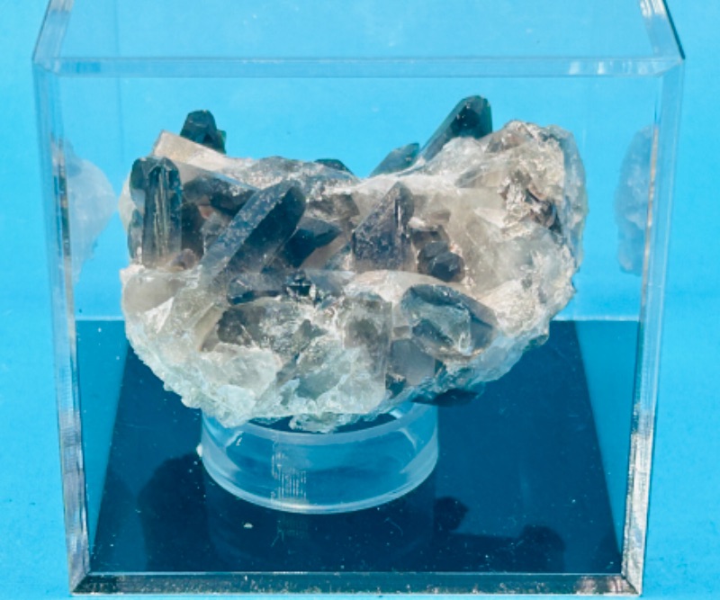 Photo 1 of 151497…smokey quartz displayed in 3 x 3” acrylic case 