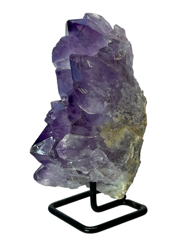 Photo 1 of 151501…5”  amethyst crystal rock on display stand-height includes stand 