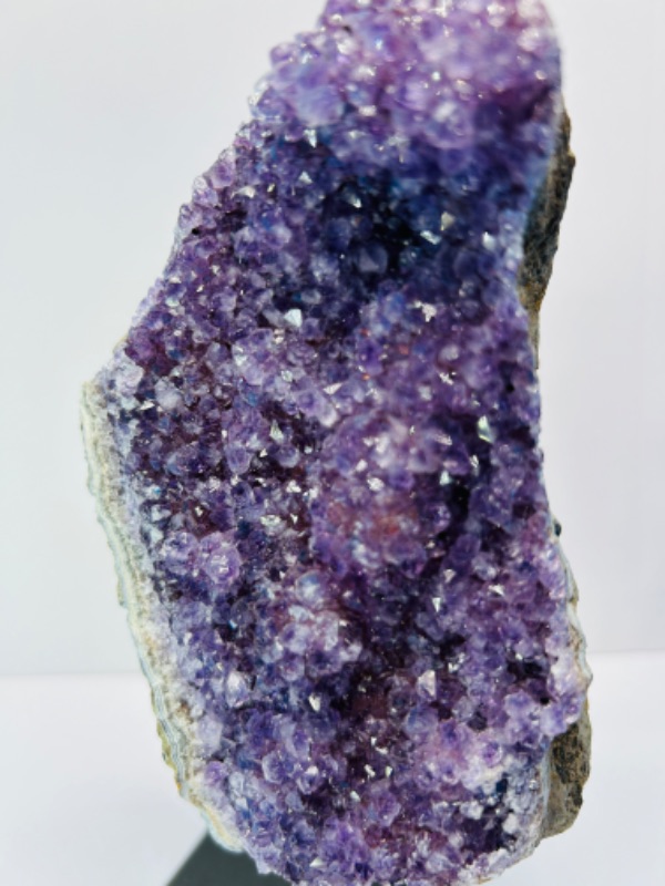 Photo 4 of 151502…7”  amethyst crystal rock on display stand-height includes stand 