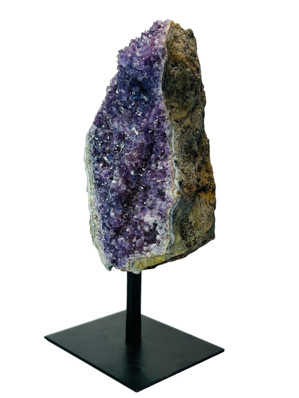 Photo 3 of 151502…7”  amethyst crystal rock on display stand-height includes stand 