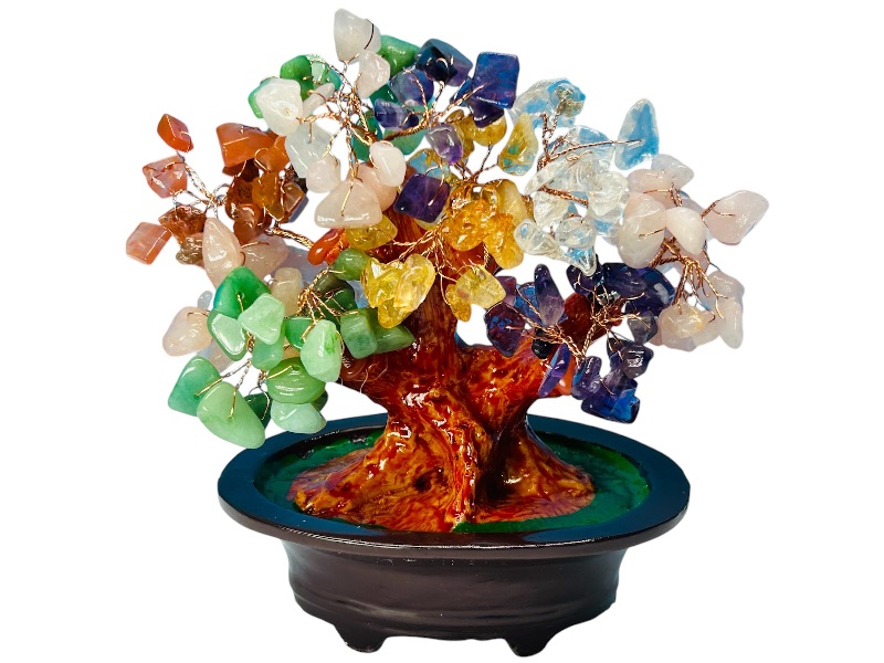 Photo 1 of 151506…6 x 6” polished rock decorative tree