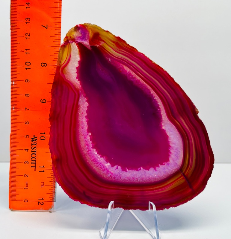 Photo 3 of 151512…5 x 4” agate slice with stand 