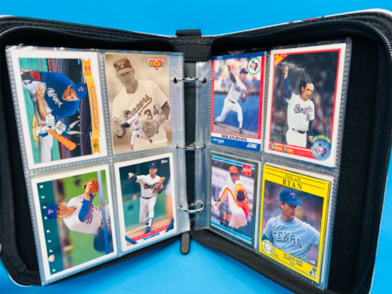 Photo 12 of 151532…final sale no returns no refunds-80 Nolan Ryan trading cards in binder-all pages pictured 