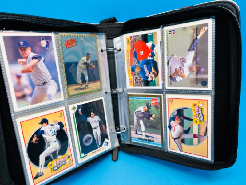 Photo 10 of 151532…final sale no returns no refunds-80 Nolan Ryan trading cards in binder-all pages pictured 