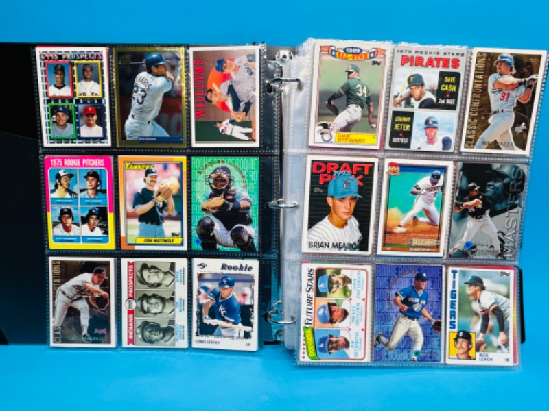 Photo 1 of 151533…final sale no returns no refunds-342 mixed baseball cards in binder 