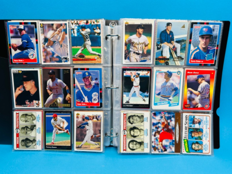 Photo 13 of 151533…final sale no returns no refunds-342 mixed baseball cards in binder 