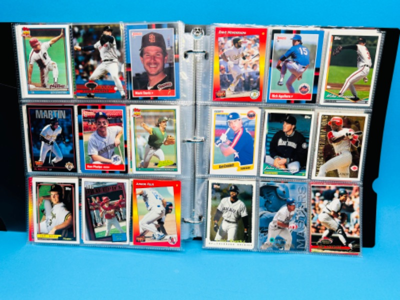 Photo 18 of 151533…final sale no returns no refunds-342 mixed baseball cards in binder 