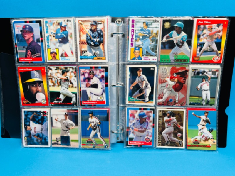 Photo 3 of 151533…final sale no returns no refunds-342 mixed baseball cards in binder 