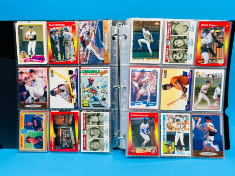 Photo 20 of 151533…final sale no returns no refunds-342 mixed baseball cards in binder 