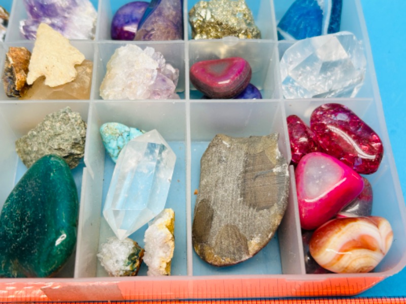 Photo 5 of 151580…small collectible rocks in organizer case