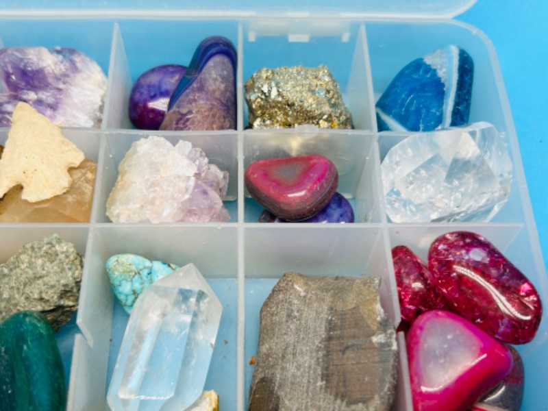 Photo 4 of 151580…small collectible rocks in organizer case