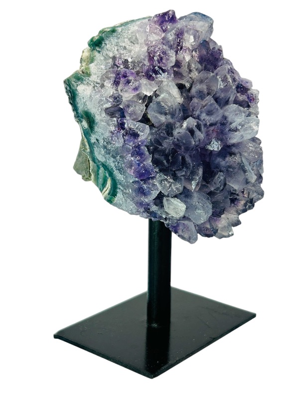 Photo 1 of 151588…4”  amethyst crystal rock on stand-height includes display stand 