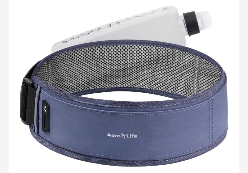 Photo 1 of 151607…small 23-30 waist running belt with water bottle-grey color 