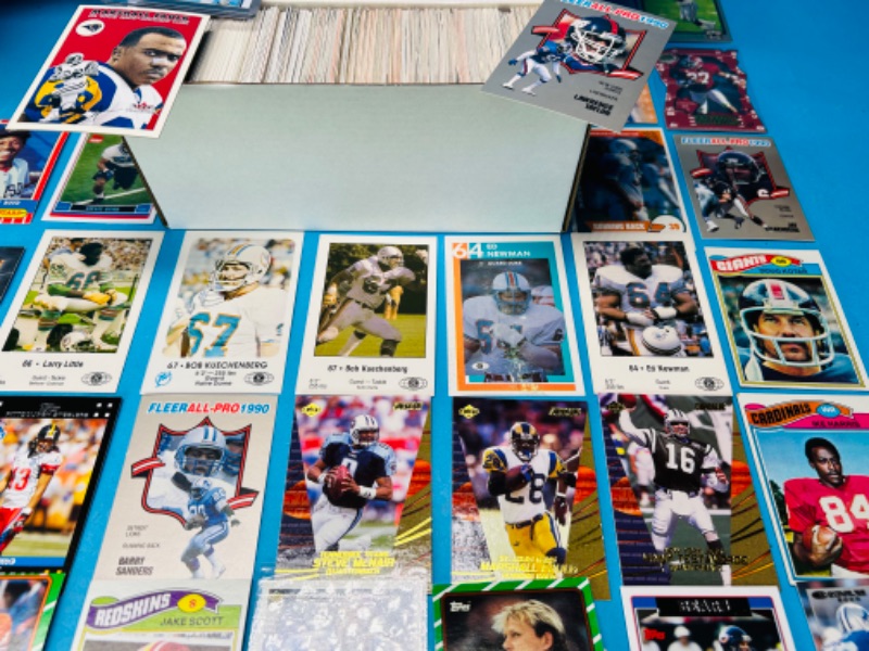 Photo 10 of 151609…final sale no returns no refunds-1800+mixed baseball and football trading cards in boxes 