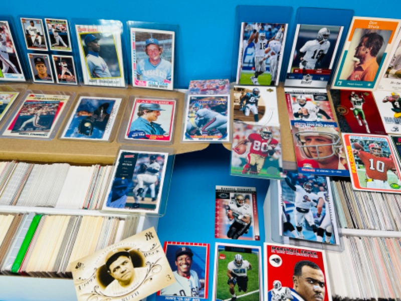 Photo 11 of 151609…final sale no returns no refunds-1800+mixed baseball and football trading cards in boxes 