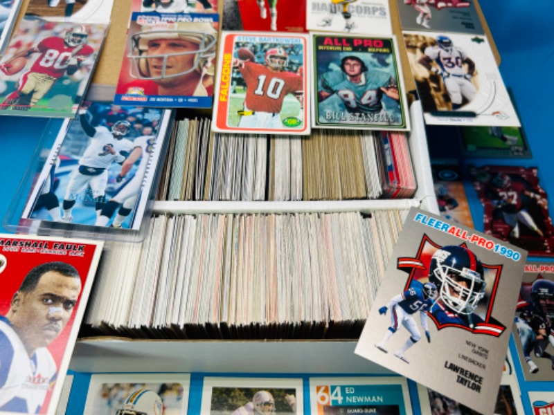 Photo 4 of 151609…final sale no returns no refunds-1800+mixed baseball and football trading cards in boxes 