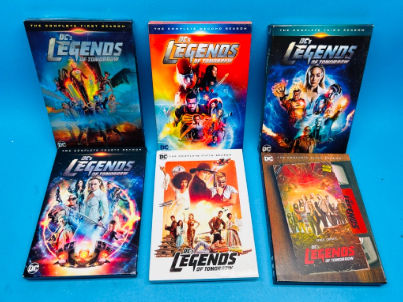 Photo 1 of 151656…DC’s Legends of Tomorrow complete seasons 1-6 dvd’s