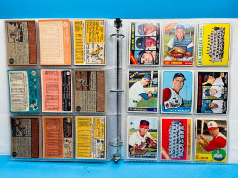 Photo 8 of 151657…final sale no returns/refunds 108 vintage 1960’s baseball cards in binder 