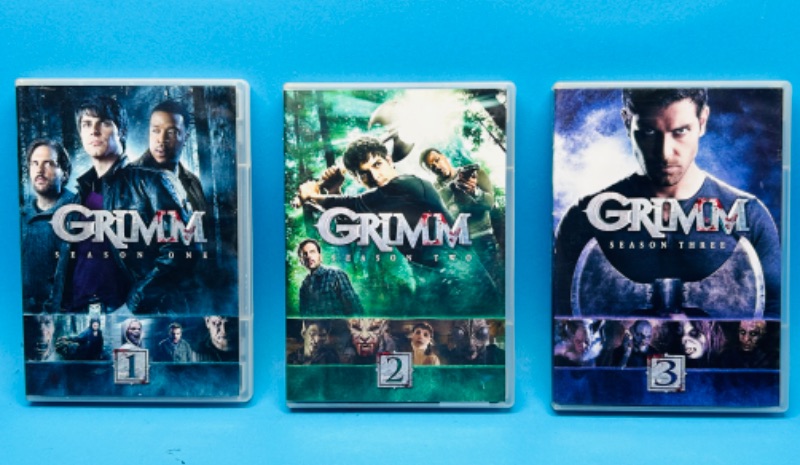 Photo 1 of 151658…Grimm season 1-3 DVDs 