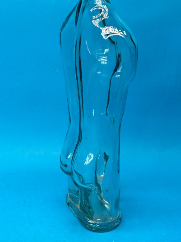 Photo 4 of 151689…12” glass body shaped decanter 