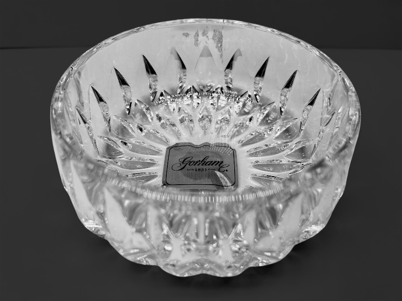 Photo 1 of 151691…4” vintage Gorham lead crystal candy dish made in Germany 