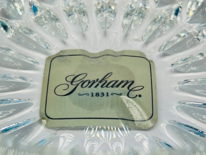 Photo 3 of 151691…4” vintage Gorham lead crystal candy dish made in Germany 