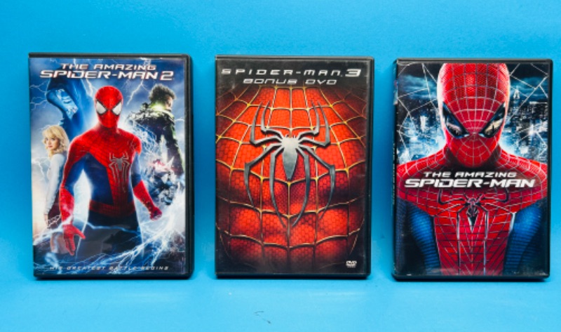 Photo 1 of 151719…3 Spider-Man dvd movies 