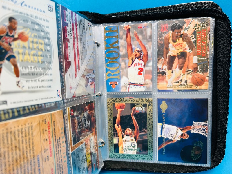 Photo 14 of 151724…final sale no returns/refunds -56 mixed basketball foil, refractor, chrome cards in binder