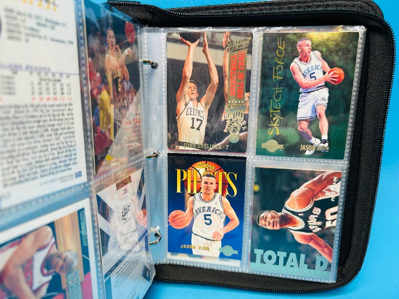 Photo 4 of 151724…final sale no returns/refunds -56 mixed basketball foil, refractor, chrome cards in binder