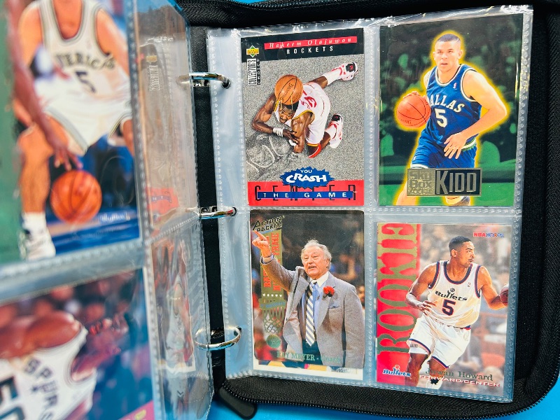 Photo 3 of 151724…final sale no returns/refunds -56 mixed basketball foil, refractor, chrome cards in binder