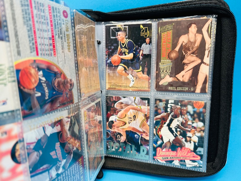 Photo 6 of 151724…final sale no returns/refunds -56 mixed basketball foil, refractor, chrome cards in binder