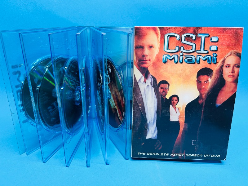 Photo 1 of 151729…CSI:Miami complete 1st season DVDs 