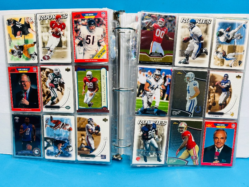 Photo 18 of 151740…final sale no returns/refunds-324 mixed football cards in binder