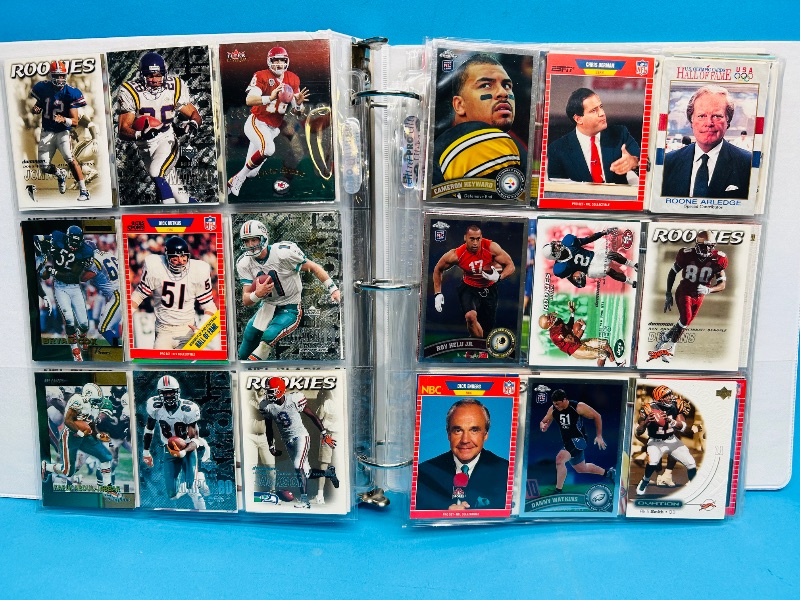 Photo 17 of 151740…final sale no returns/refunds-324 mixed football cards in binder