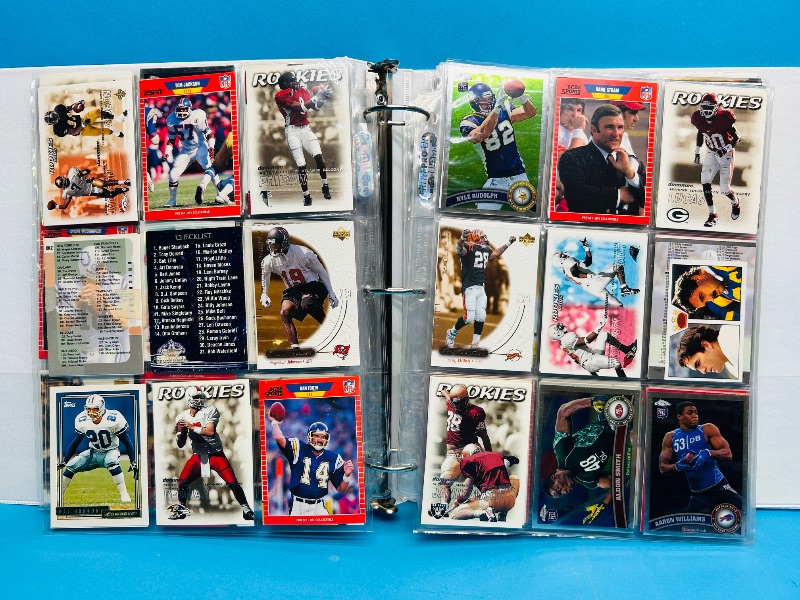 Photo 12 of 151740…final sale no returns/refunds-324 mixed football cards in binder