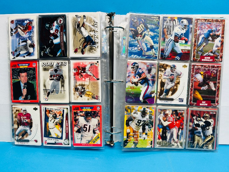 Photo 10 of 151740…final sale no returns/refunds-324 mixed football cards in binder