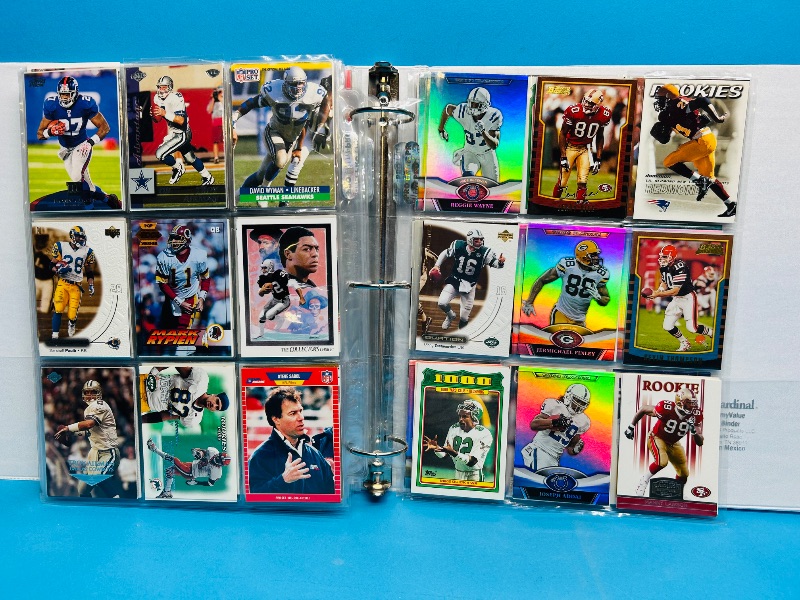 Photo 4 of 151740…final sale no returns/refunds-324 mixed football cards in binder