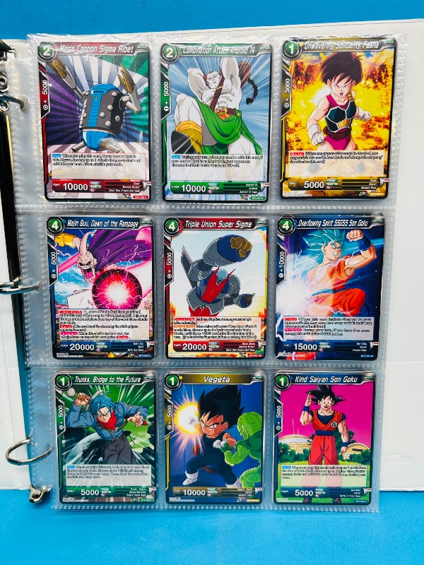 Photo 7 of 151741…final sale no returns/refunds-162 mixed Dragonballz trading cards in binder 