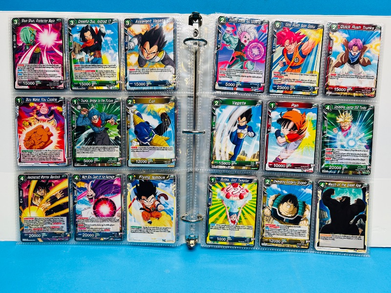 Photo 5 of 151741…final sale no returns/refunds-162 mixed Dragonballz trading cards in binder 