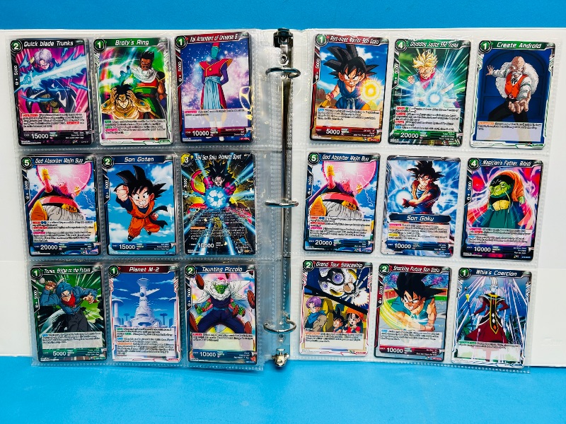 Photo 1 of 151741…final sale no returns/refunds-162 mixed Dragonballz trading cards in binder 