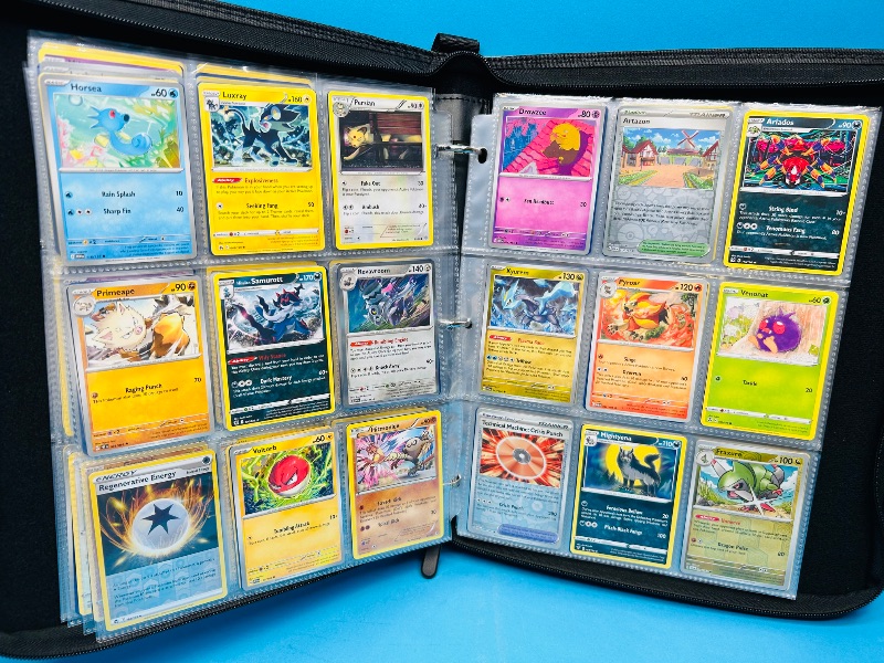 Photo 4 of 151742…final sale no returns/refunds-270 mixed Pokemon cards in binder-many holo and reverse holo