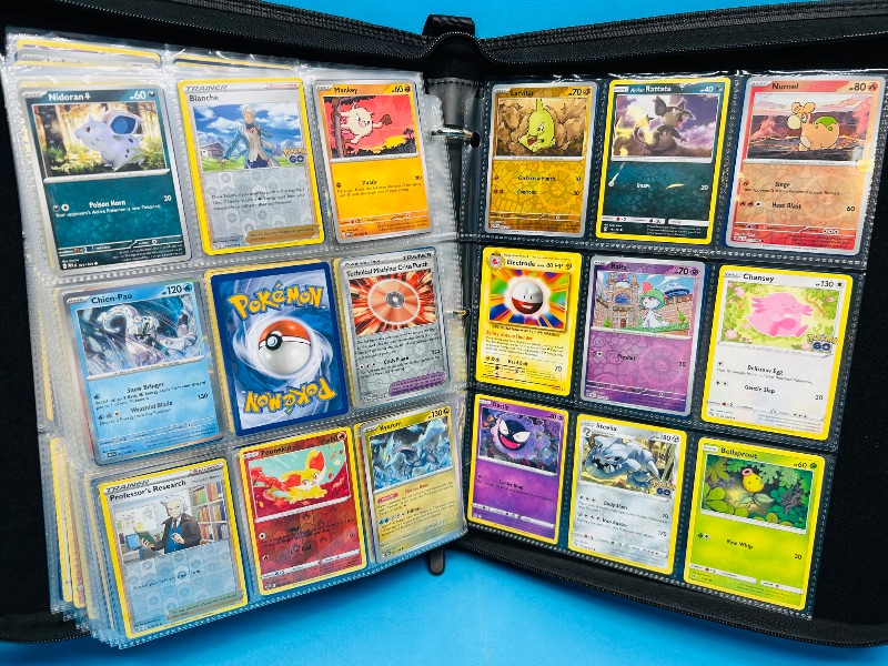 Photo 2 of 151742…final sale no returns/refunds-270 mixed Pokemon cards in binder-many holo and reverse holo