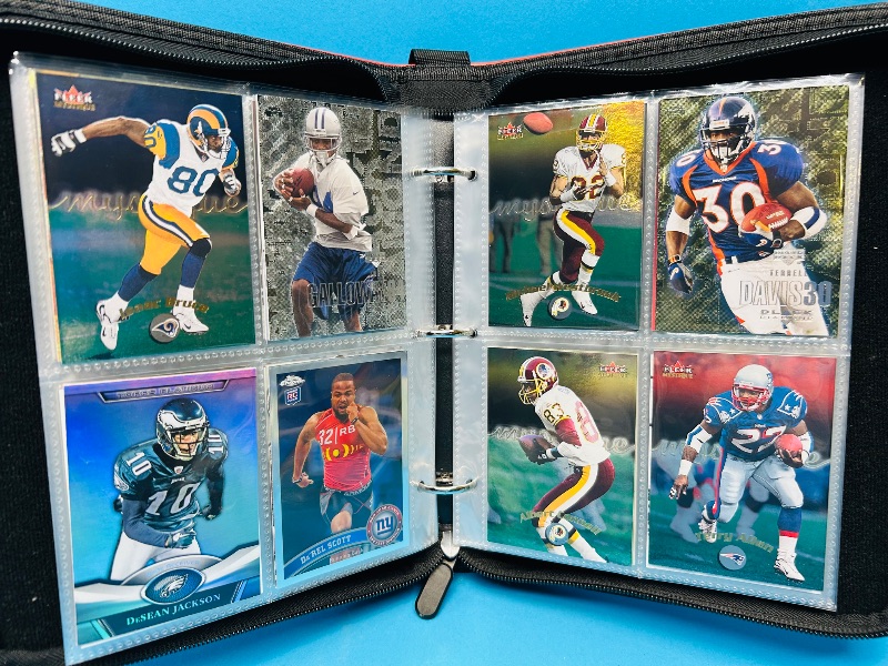 Photo 12 of 151743…final sale no returns/refunds-160 mixed football  foil, chrome, holo, and refractor cards in binder