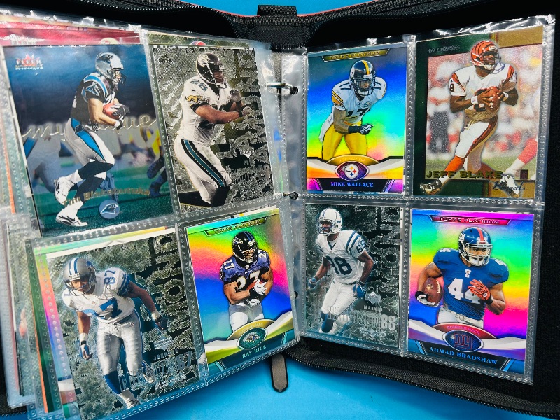 Photo 5 of 151743…final sale no returns/refunds-160 mixed football  foil, chrome, holo, and refractor cards in binder