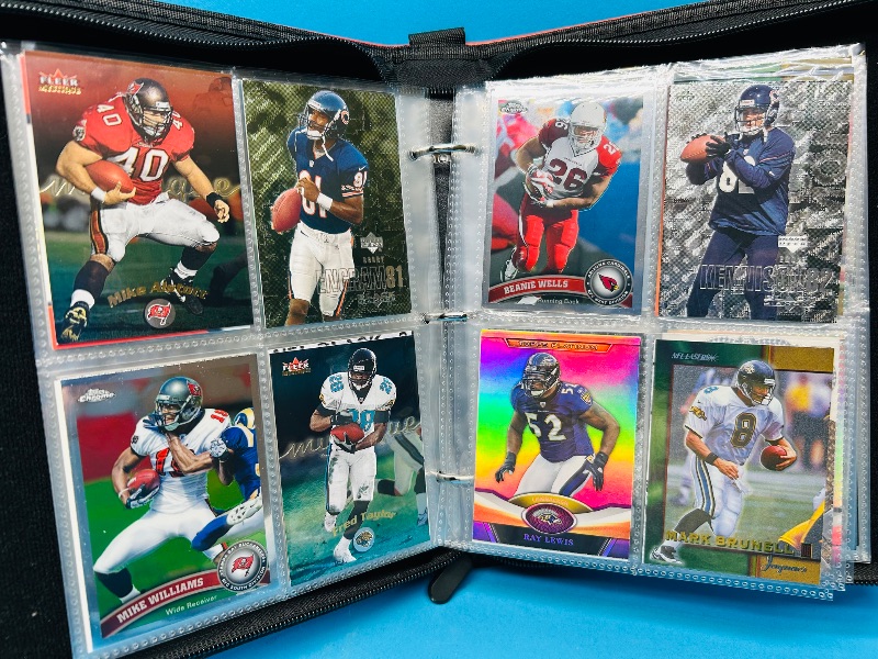 Photo 16 of 151743…final sale no returns/refunds-160 mixed football  foil, chrome, holo, and refractor cards in binder