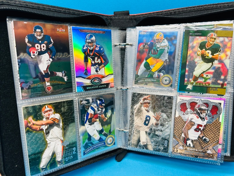 Photo 20 of 151743…final sale no returns/refunds-160 mixed football  foil, chrome, holo, and refractor cards in binder
